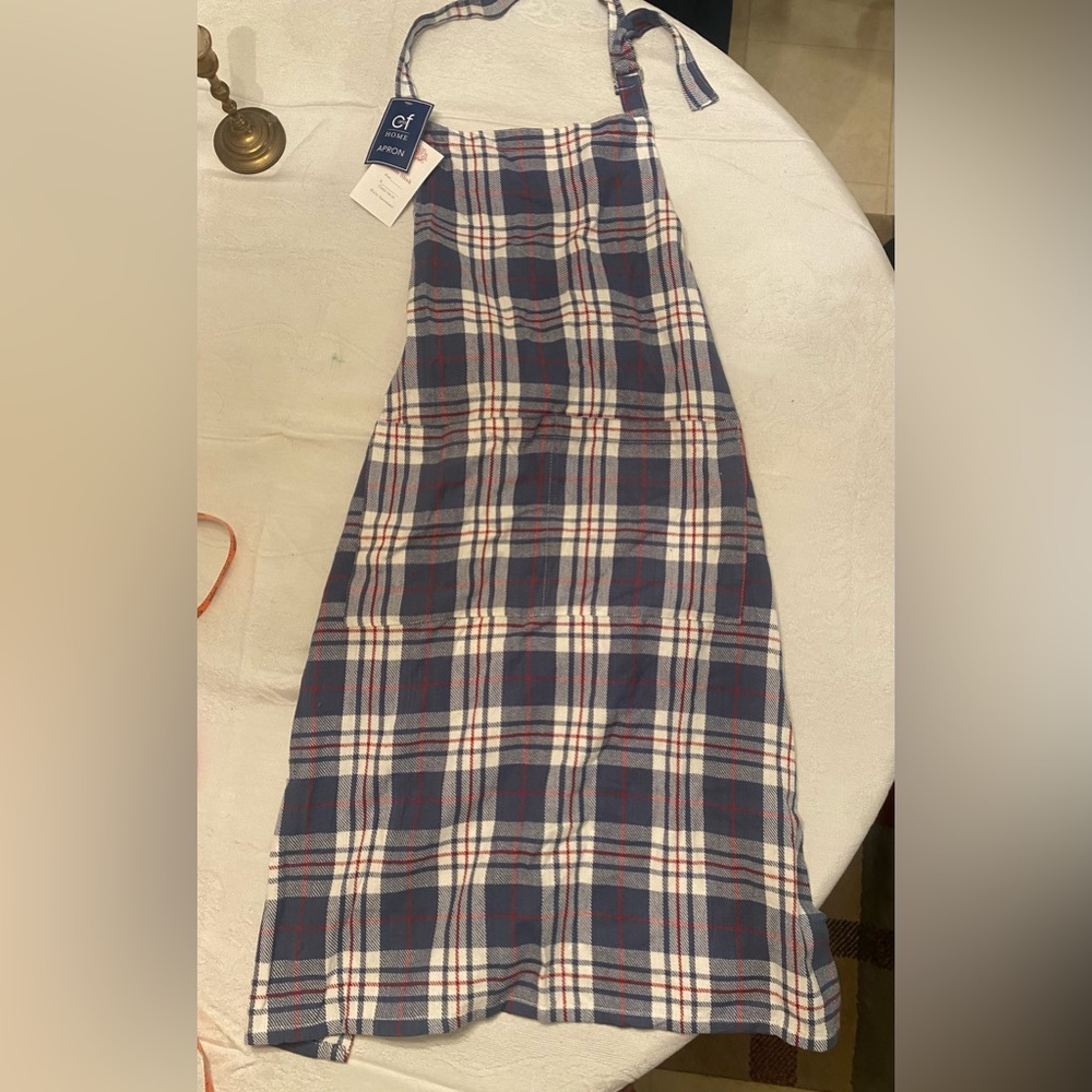🏷️NWT🏷️ UNISEX PLAID ADJUSTABLE APRON